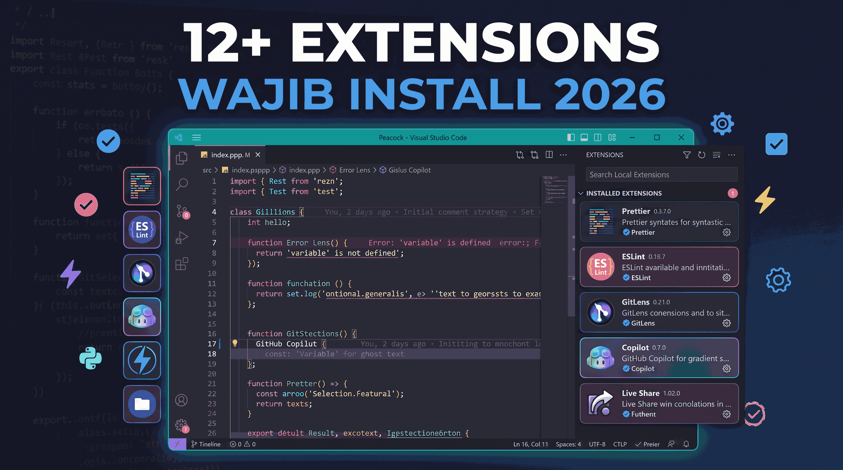 12+ Ekstensi VS Code Terbaik untuk Coding 2026: Wajib Install!