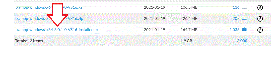 tempat download program php di sourceforge.net
