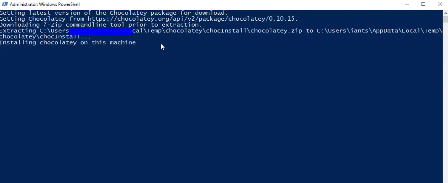proses install NodeJS powershell