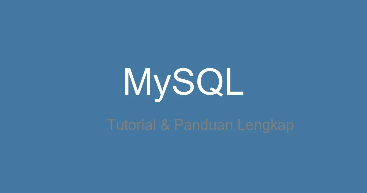 Perintah SQL dan Mysql Menampilkan Data Tertentu