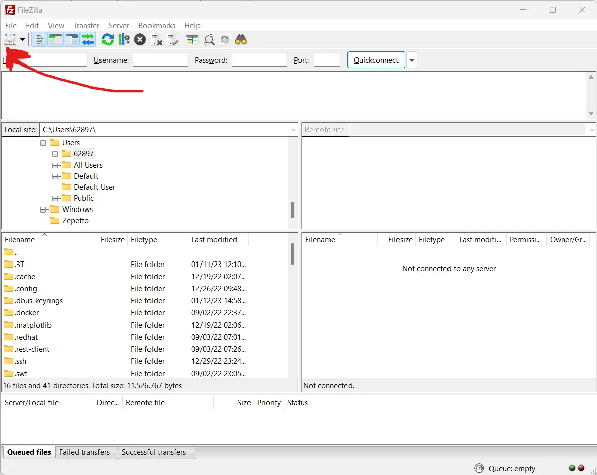 000webhost config account ftp