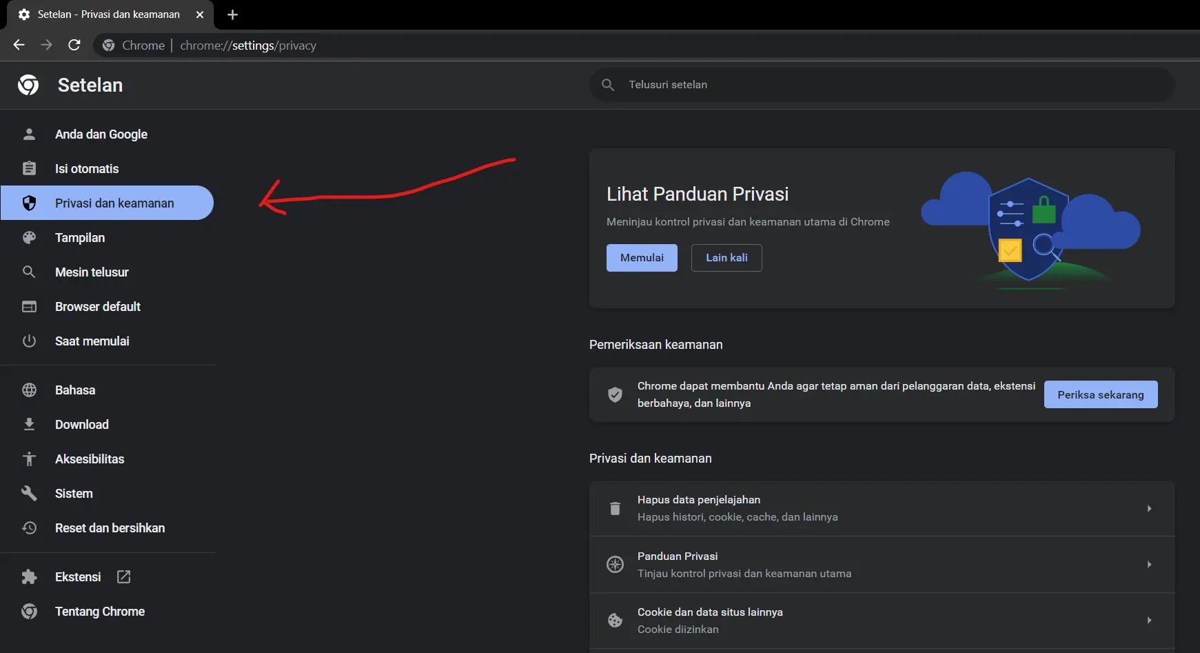 tutorial javascript cara mengaktifkan javascript di chrome